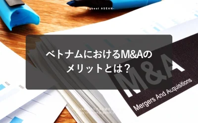 ベトナムにおけるM&Aのメリットとは？成功に導くポイントと手順
