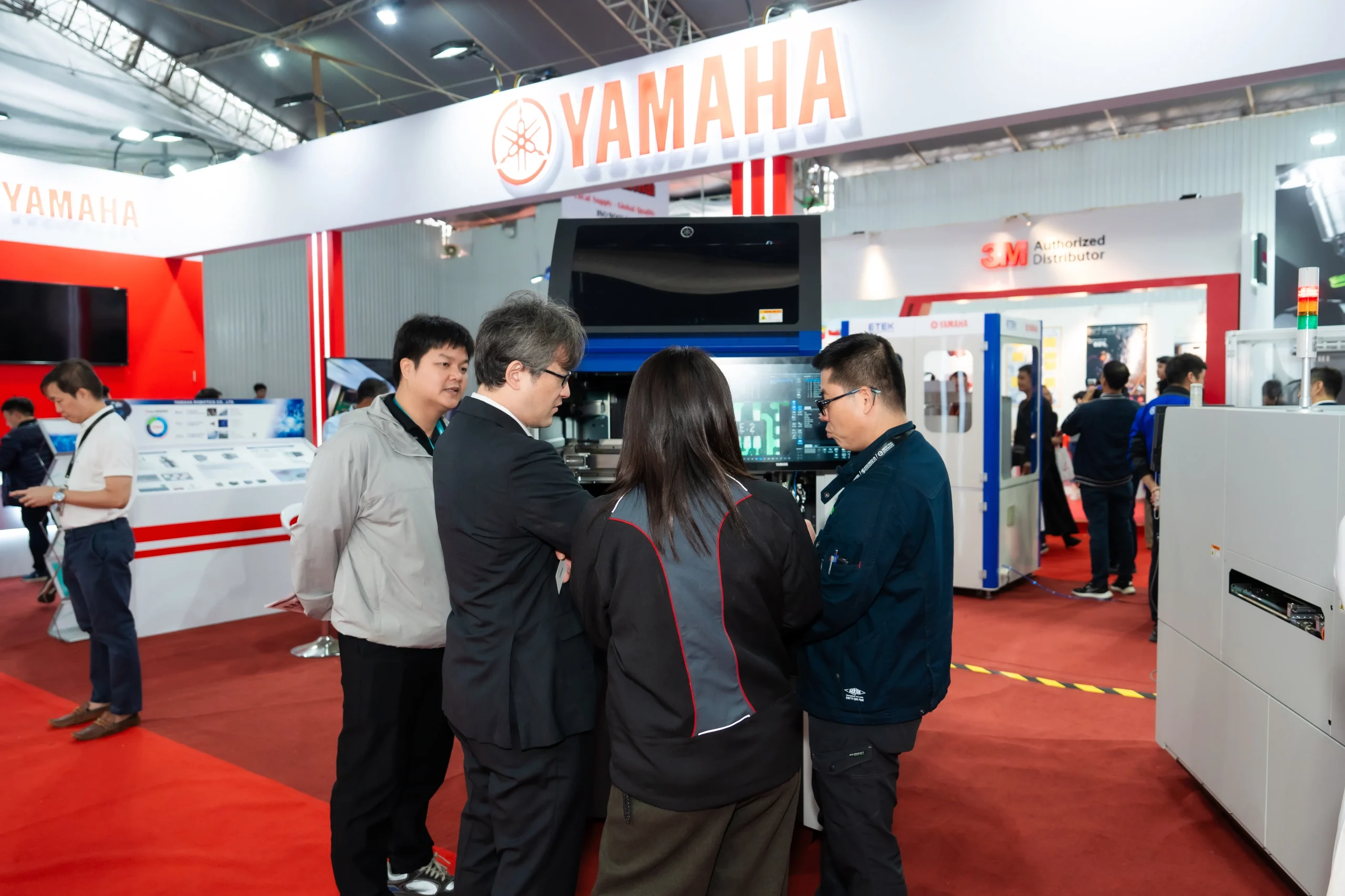 YAMAHA様当日のブース