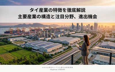 タイ産業の特徴を徹底解説｜主要産業の構造と注目分野、進出機会
