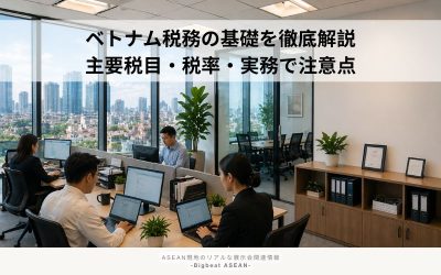 ベトナム税務の基礎を徹底解説｜主要税目・税率・実務で注意点